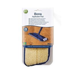 Bona Applicator Pad, žlutá utěrka pro aplikaci leštěnek a polishů - k přichycení na mop
