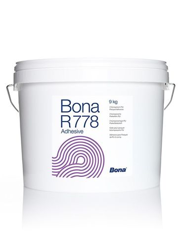 2-složkové polyuretanové parketové lepidlo  - tvrdé, Bona R778 9kg